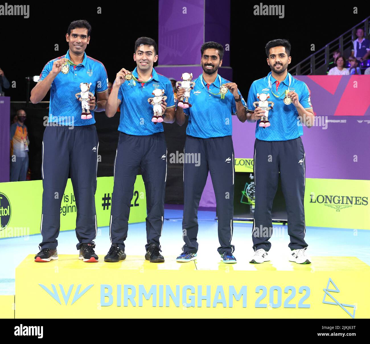 Birmingham, UK, 1st Aug 2022; Common Wealth Games; CWG 2022 Table