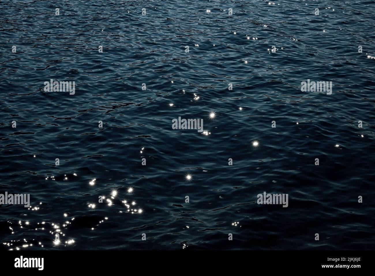 Water, lake, blue, glitter Stock Photo