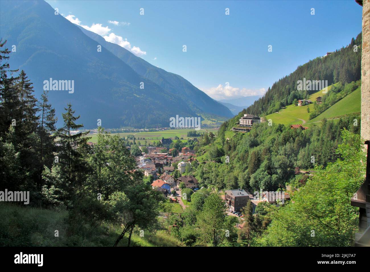 Village view, Sand in Taufers, South Tyrol, Italy Stock Photo