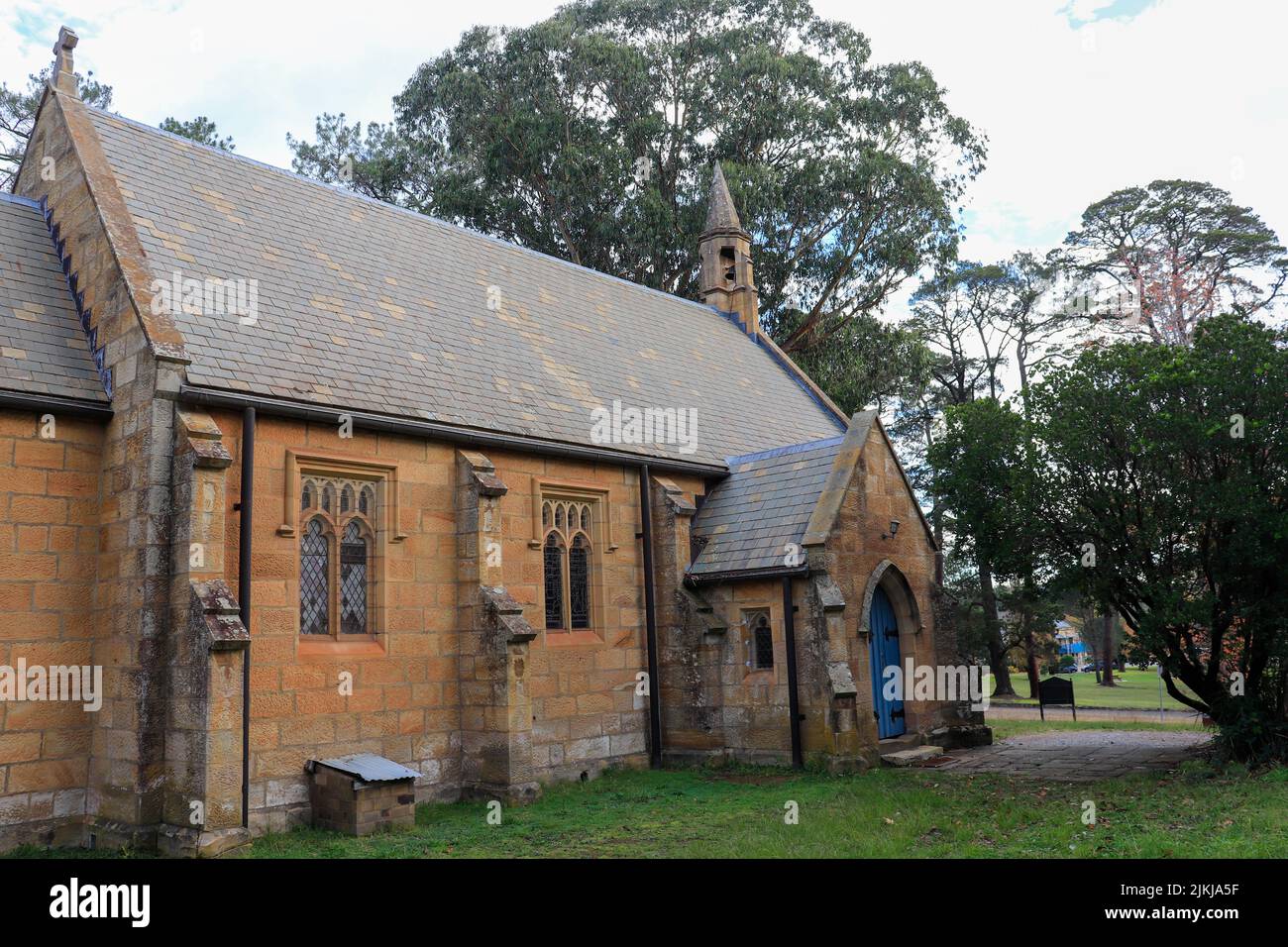 The Holy Trinity Anglican Church in Berrima, Southern Highlands, NSW, Australia Stock Photo