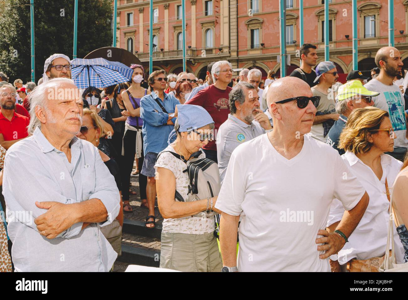 Bologna, ITALY. August 2, 2022. 42th anniversary remembrance ceremony
