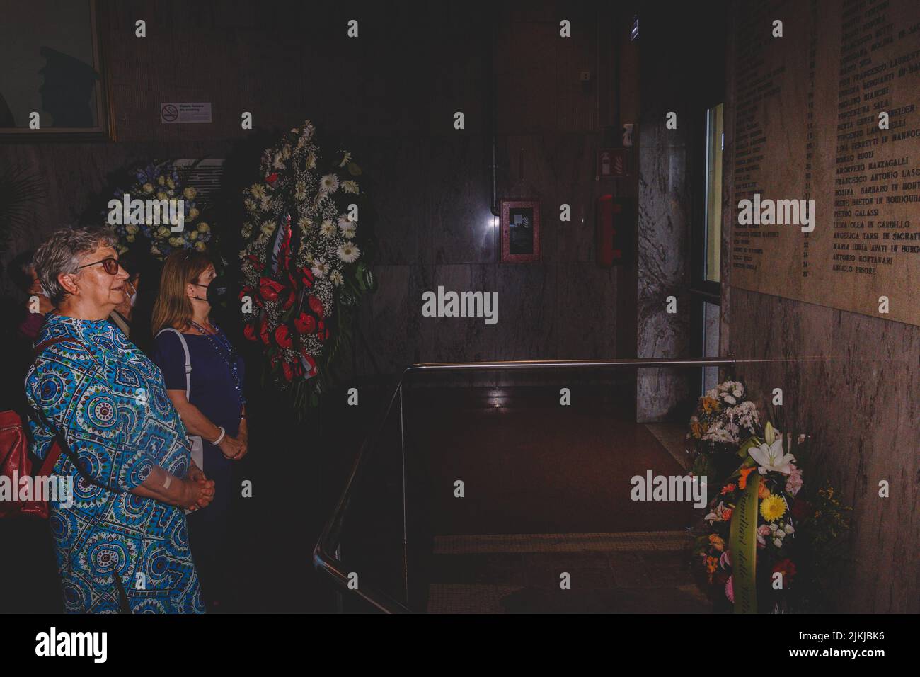 Bologna, ITALY. August 2, 2022. 42th anniversary remembrance ceremony