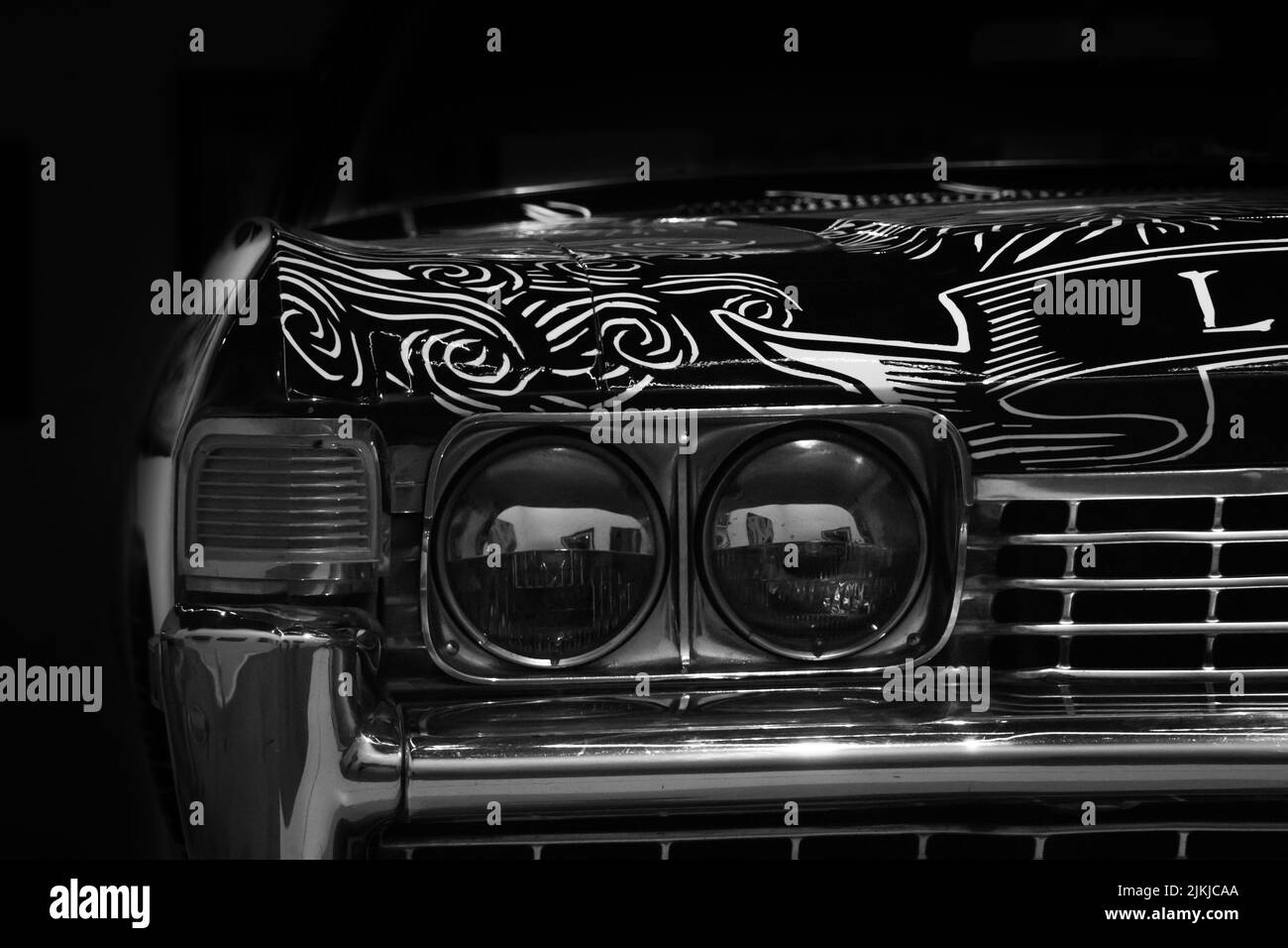 Lowrider car Black and White Stock Photos & Images Alamy