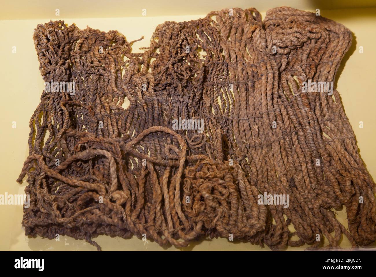 Yucca cord woven together to make materials such as sleeping mats