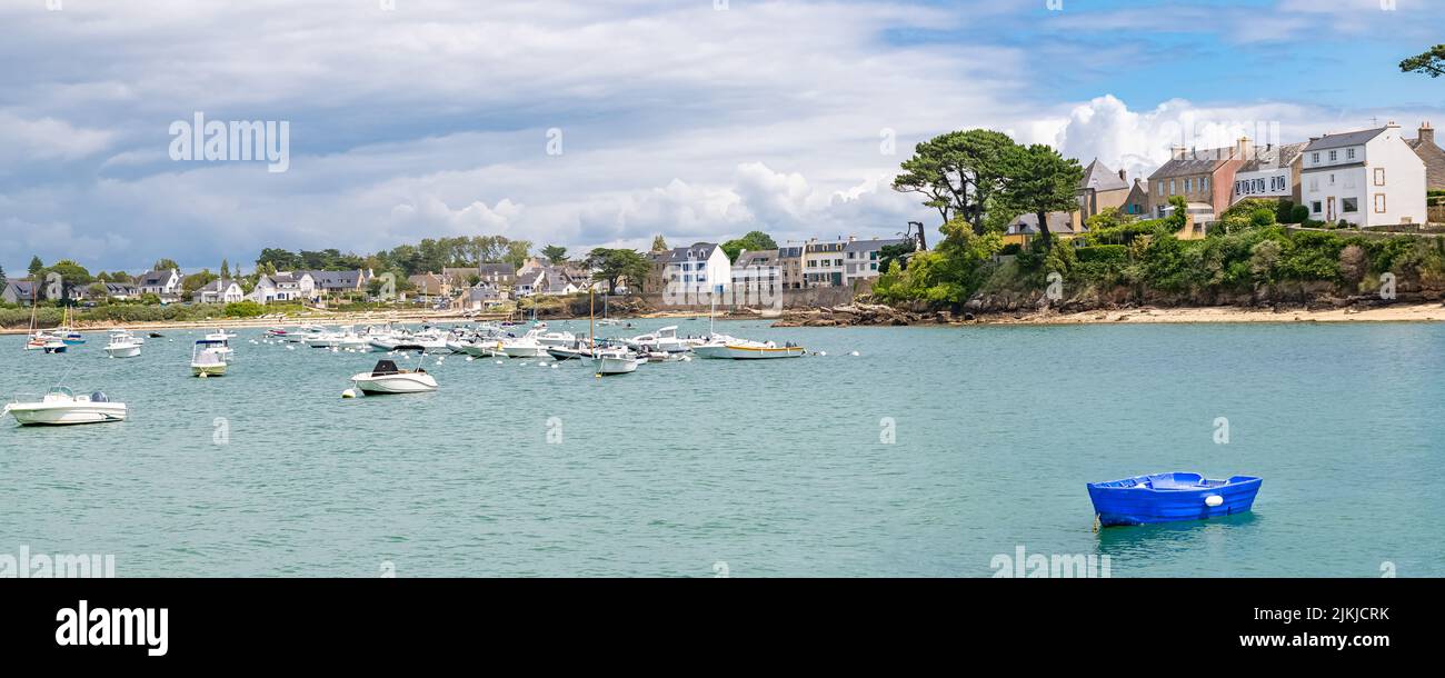 Port Navalo in Brittany, beautiful village at the entrance of the