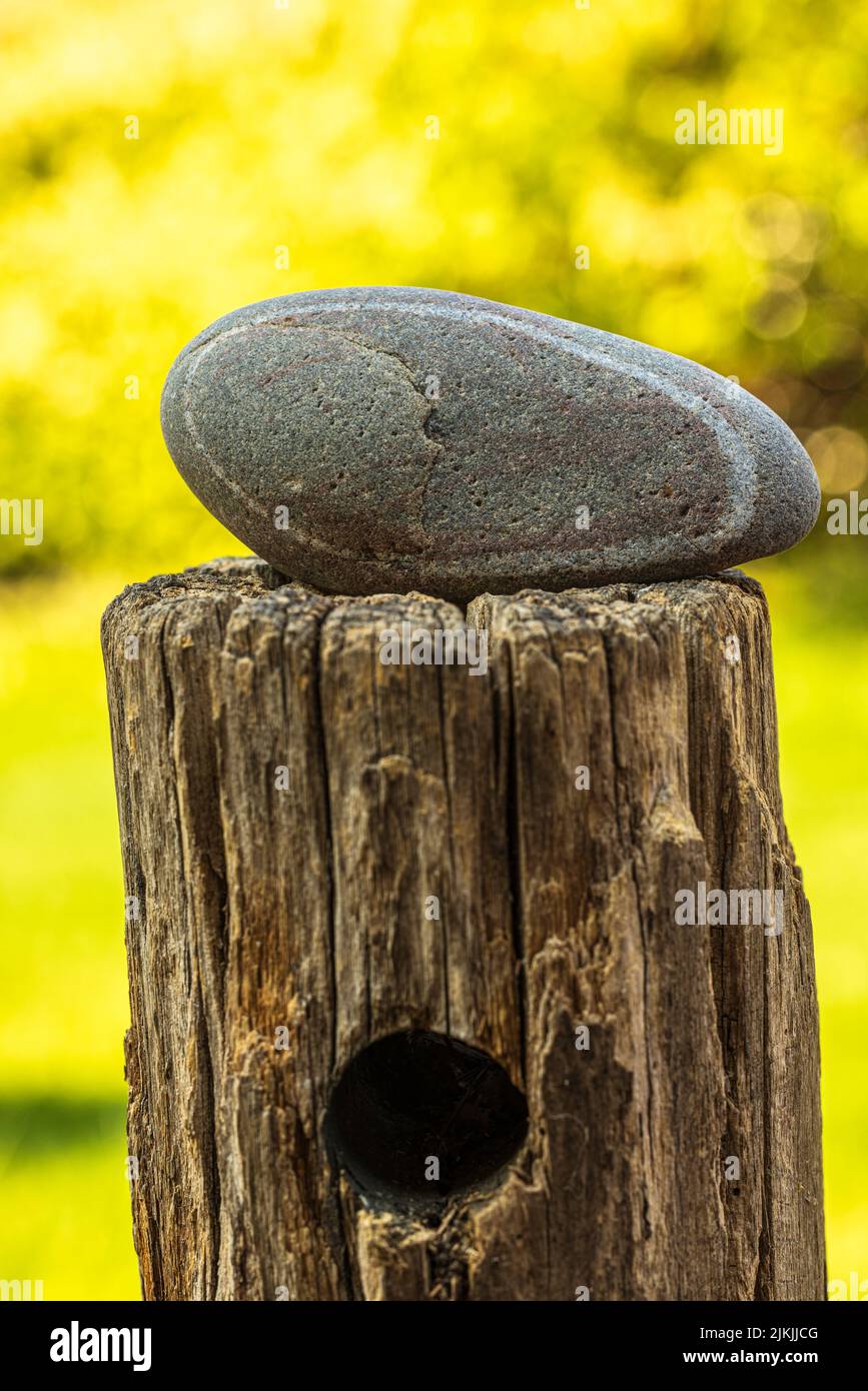Stone, flotsam and jetsam, still life Stock Photo Alamy