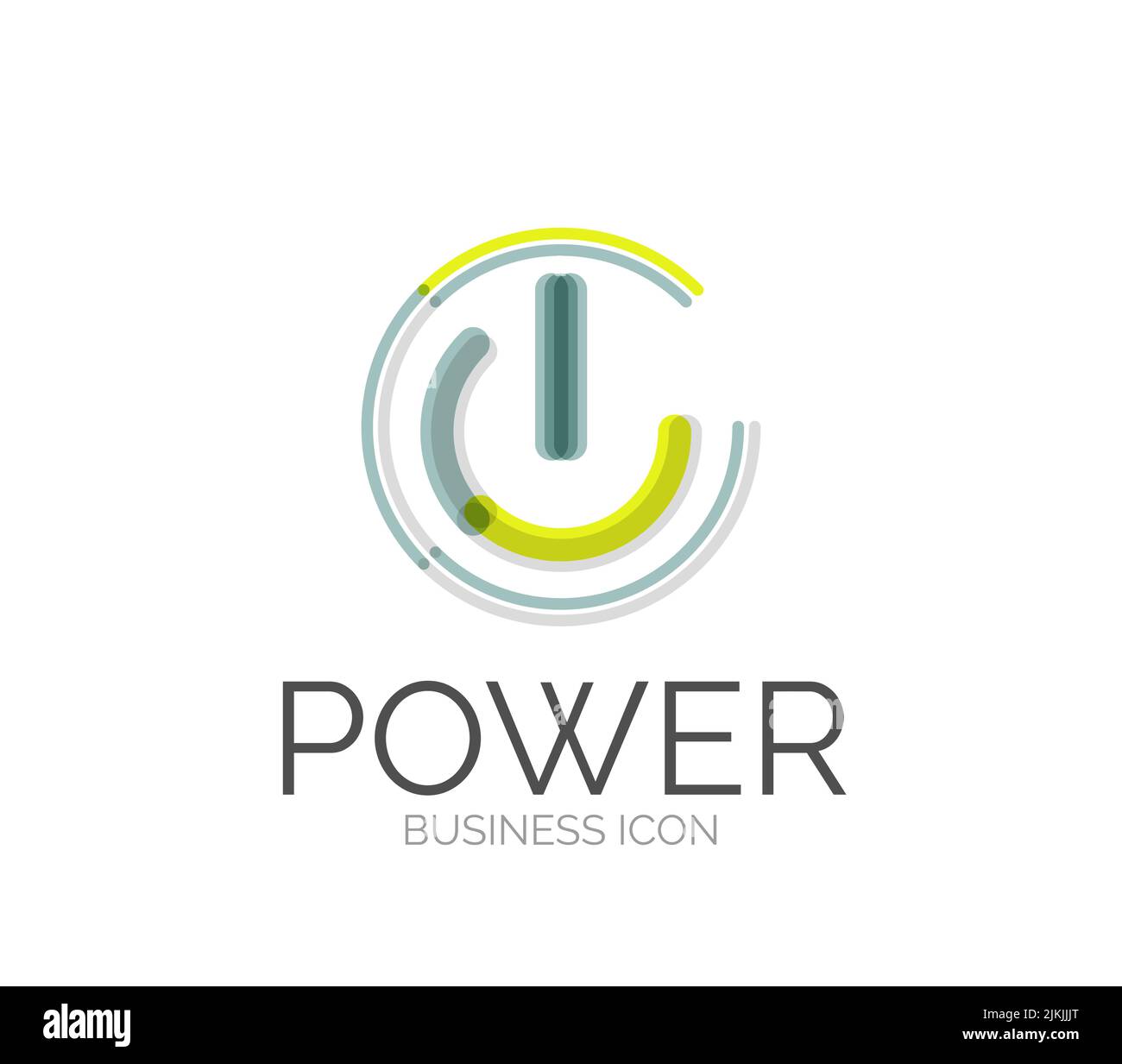 Minimal line design logo, business icon, branding emblem Stock Vector ...
