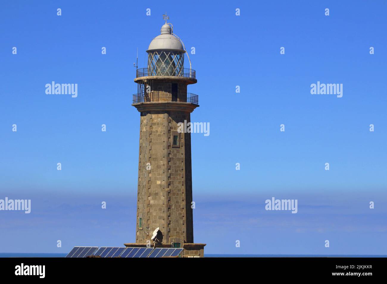 The Orchilla Lighthouse in El Hierro, Canary Islands Stock Photo
