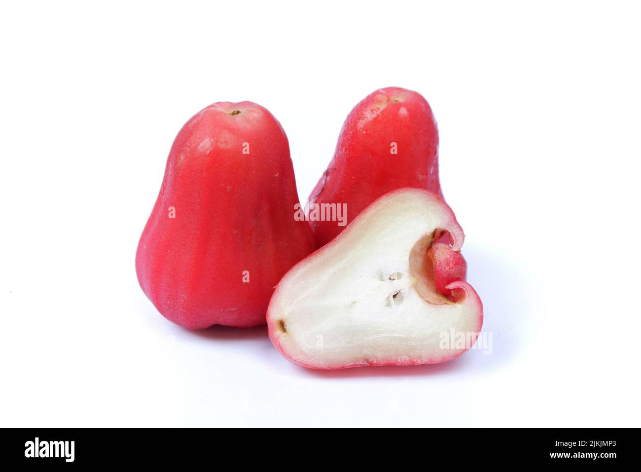 Rose apple or water guava isolated on white background Stock Photo Alamy