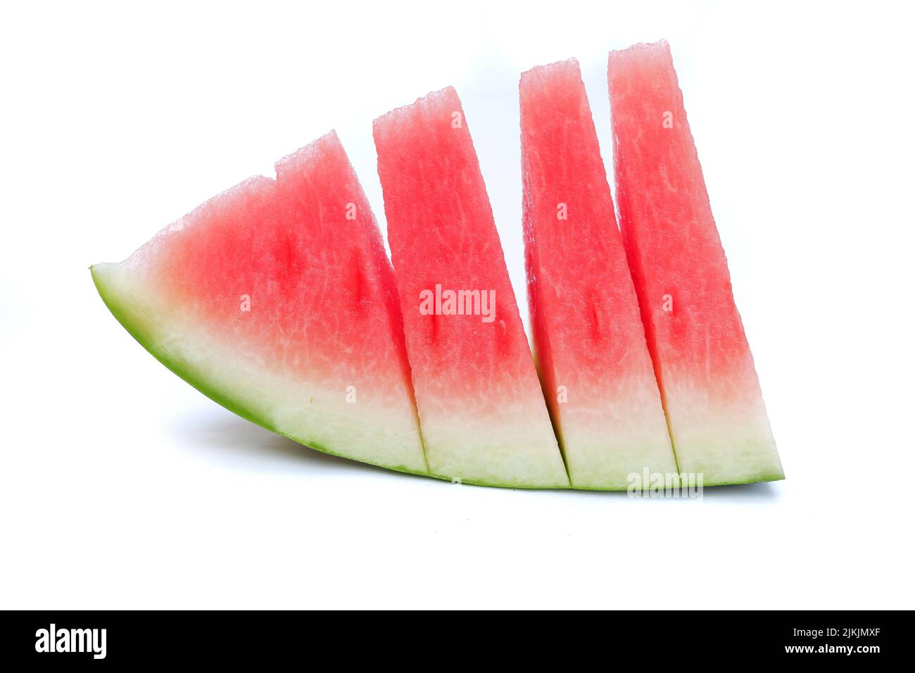 Slice of watermelon isolated on a white background Stock Photo - Alamy