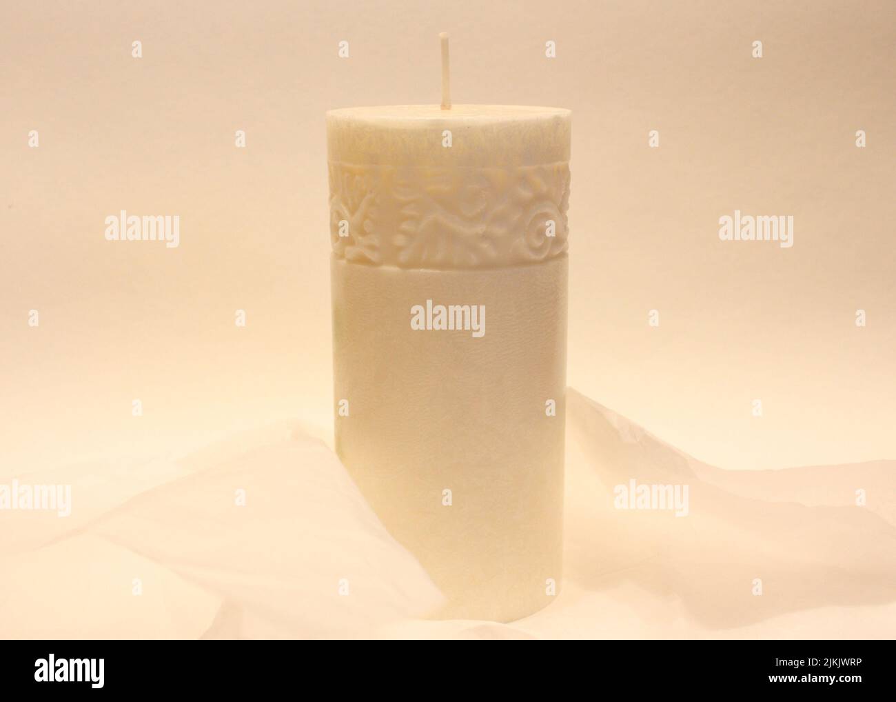 White unlit candle hires stock photography and images Alamy