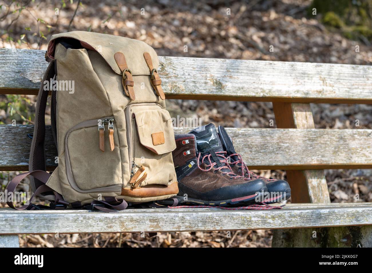 Rucksack walking boots camping 