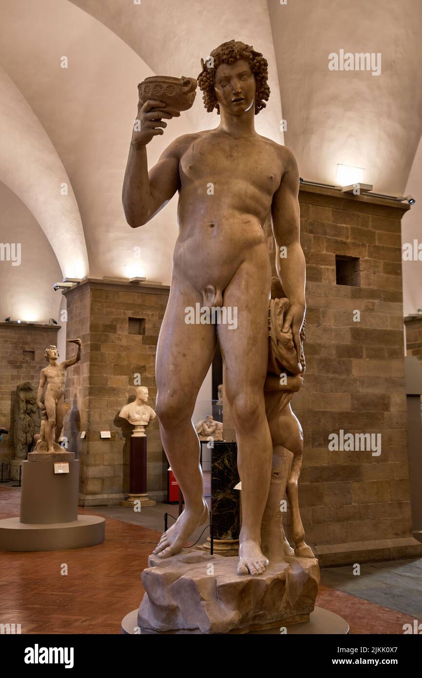 Bacchus sculpture hi-res stock photography and images - Alamy