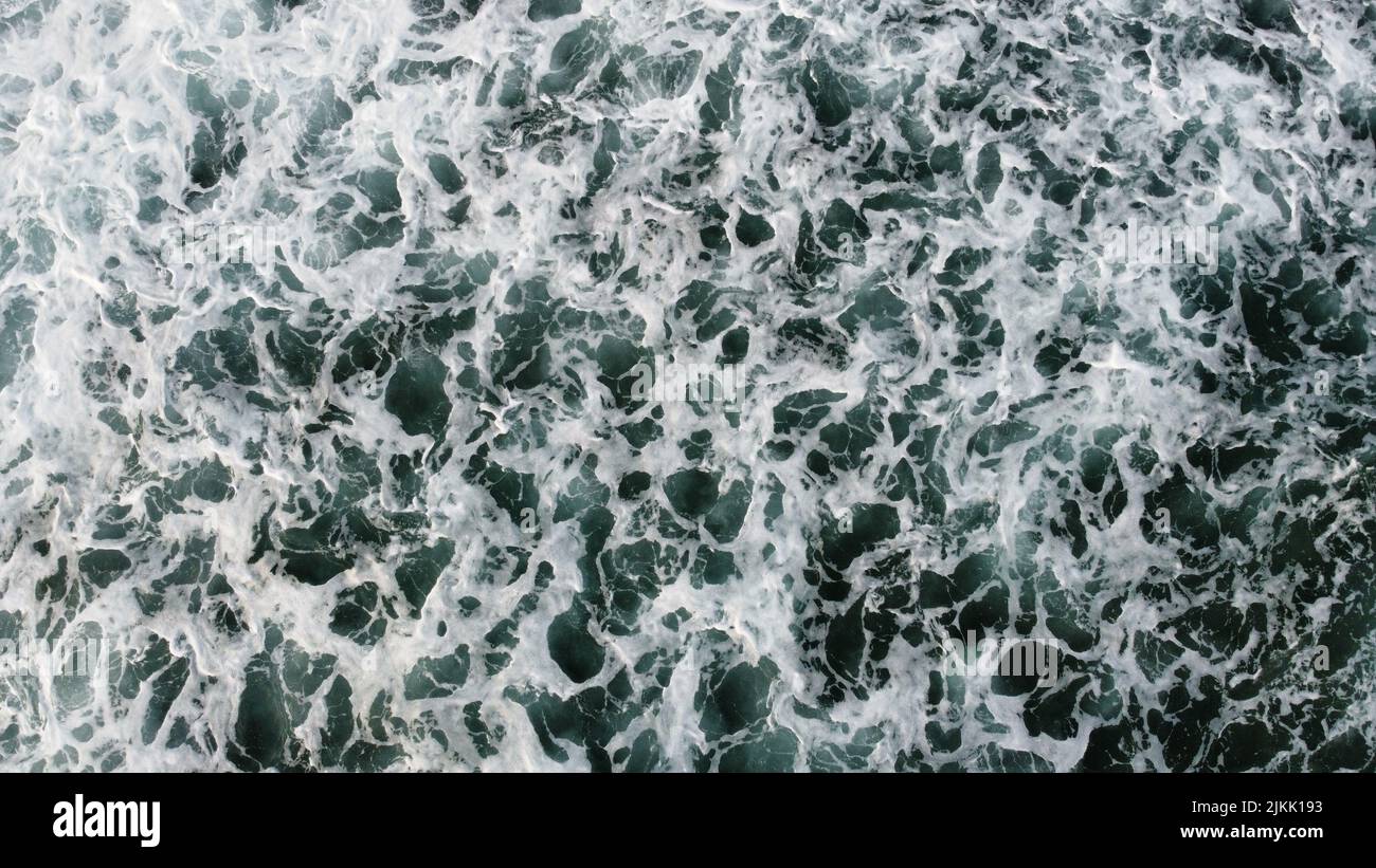 Powerful waves sea foam hi-res stock photography and images - Alamy