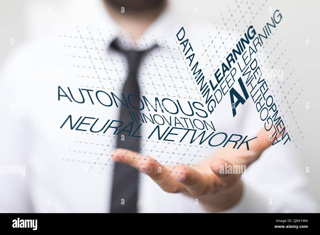 A 3D rendering of the big data and artificial intelligence Stock Photo ...