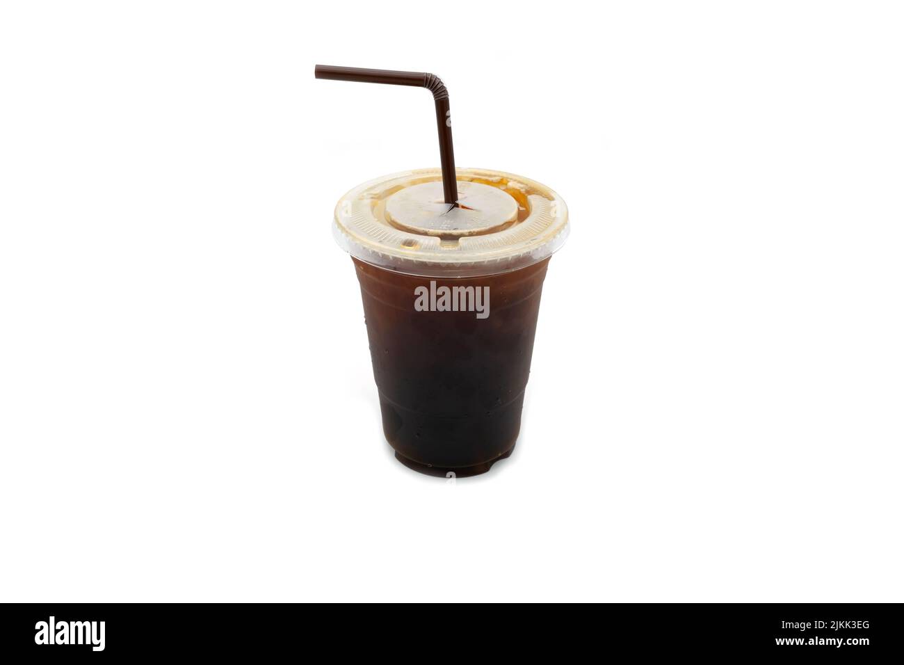 Iced coffee plastic cup Cut Out Stock Images & Pictures - Alamy
