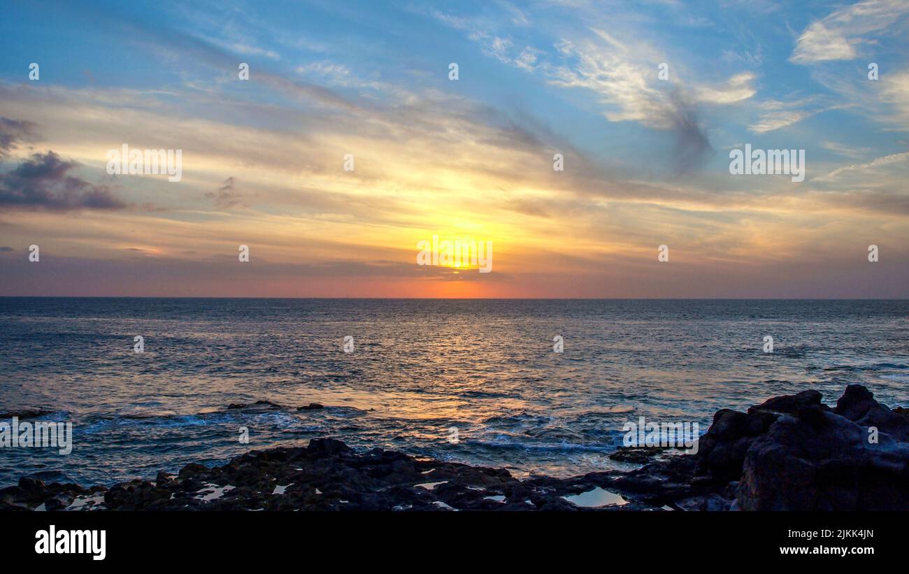 Panoramic view calm dark water hi-res stock photography and images - Alamy