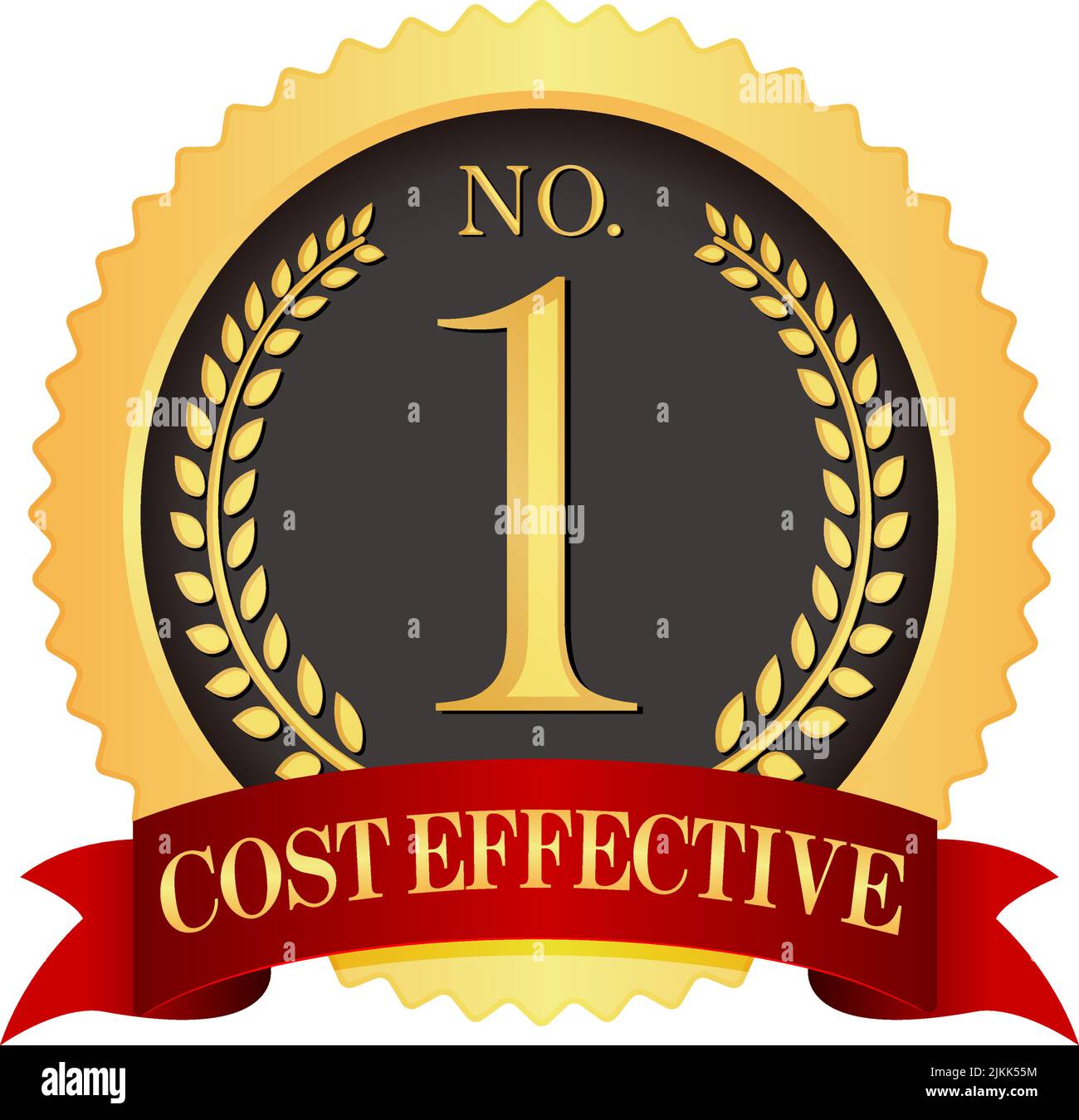 No.1 medal icon illustration | cost effective Stock Vector