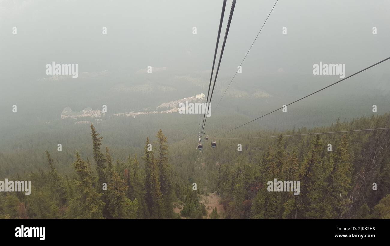 Ropeway over forest hi-res stock photography and images - Alamy