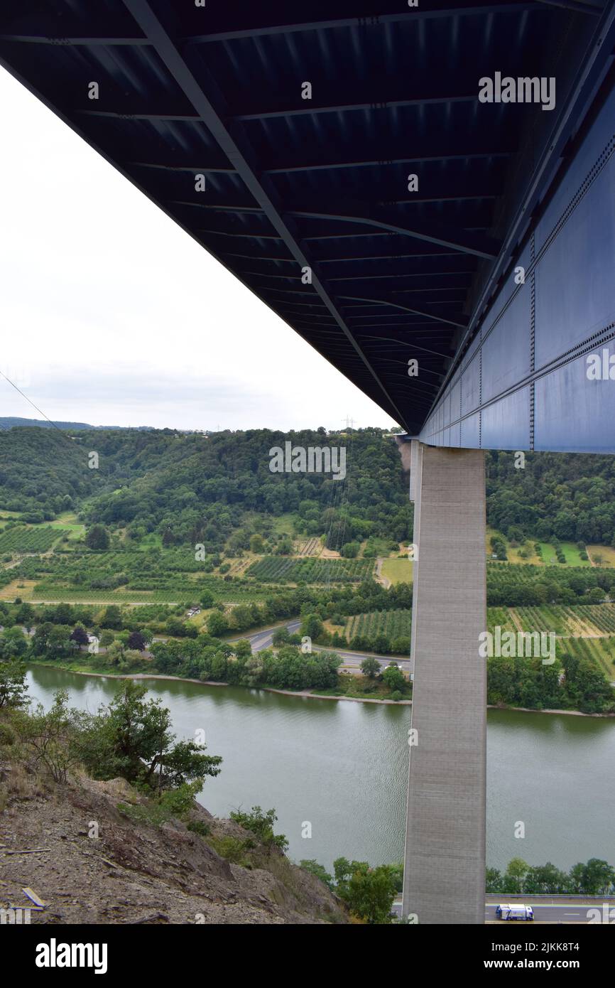 Moseltalbrücke, Autobahn bridge across Moselle valley Stock Photo Alamy