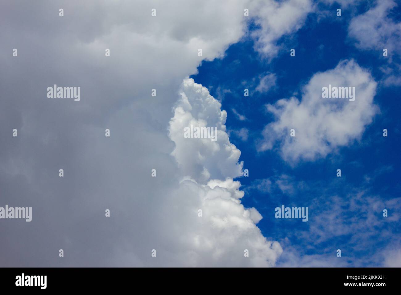 A Cumulonimbus cloud in a Highveld sky perfect for background Stock Photo