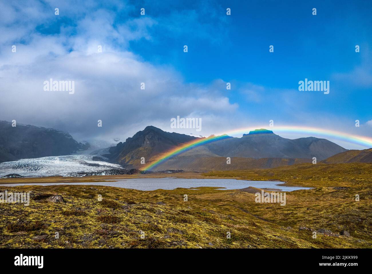 an-aerial-view-of-a-natural-landscape-in-iceland-stock-photo-alamy