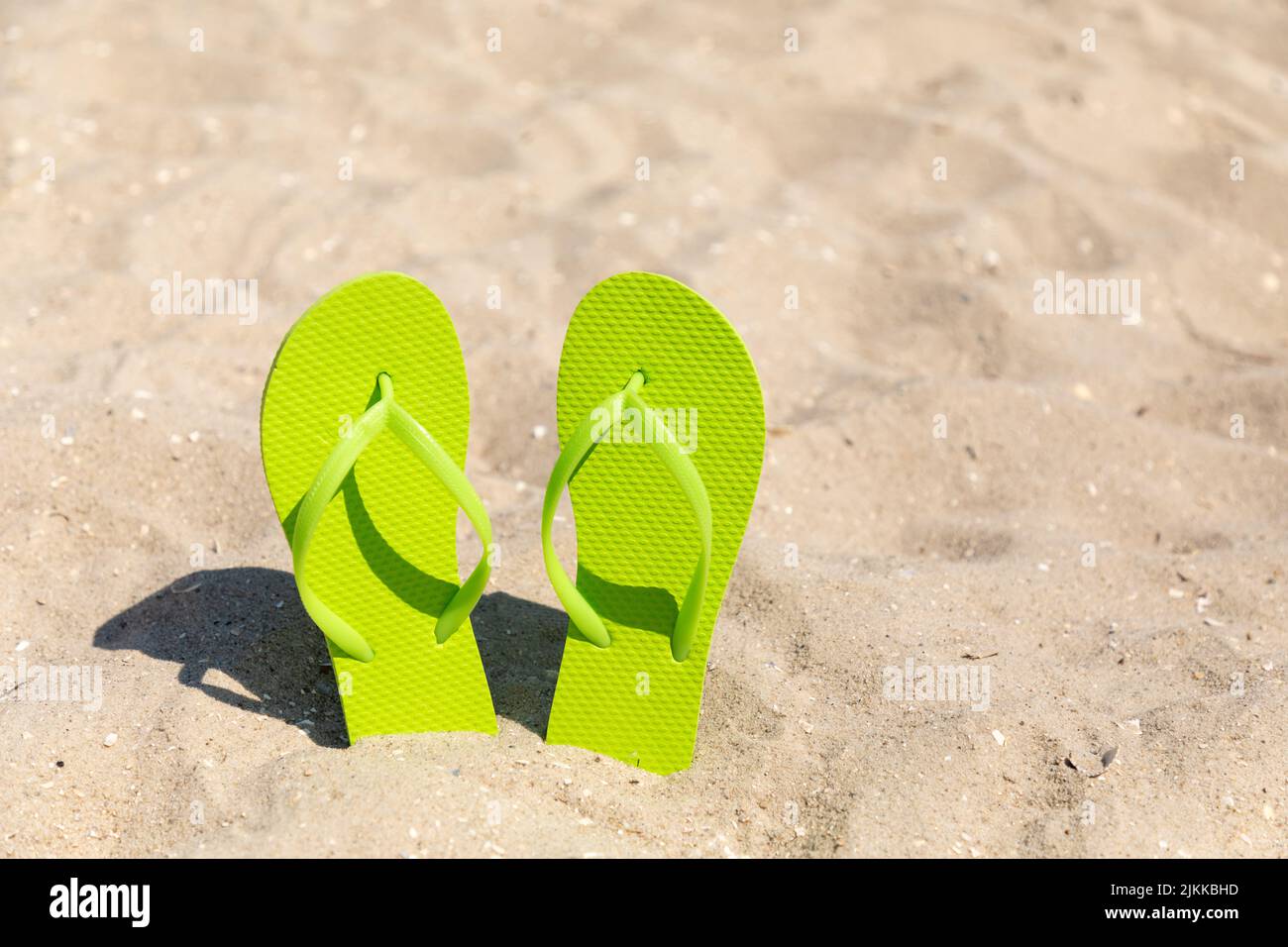 flip flops at beach Stock Photo - Alamy