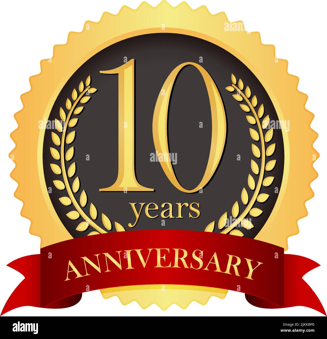 10th anniversary logo hi-res stock photography and images - Alamy