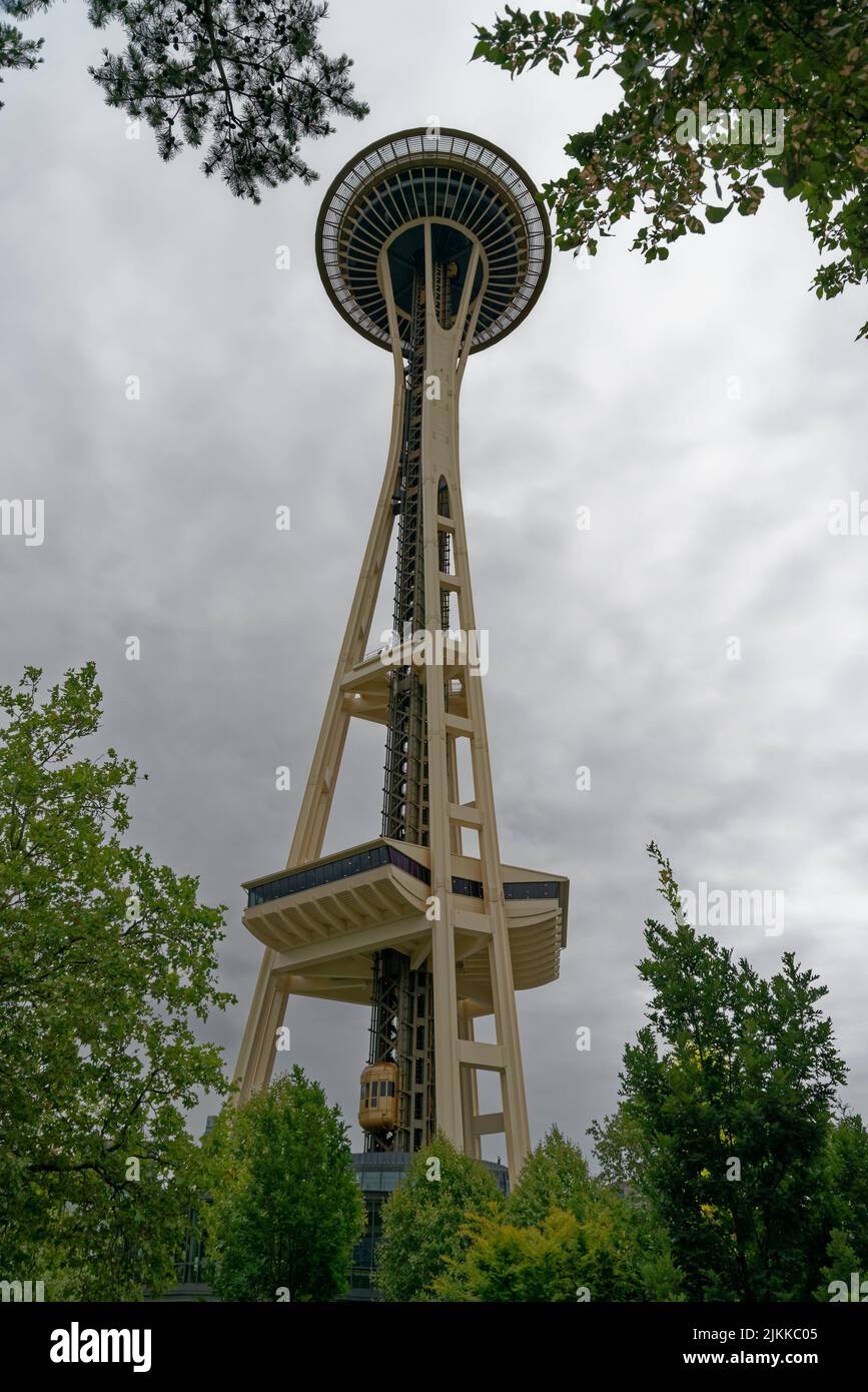 The Space Needle in Seattle, USA Stock Photo