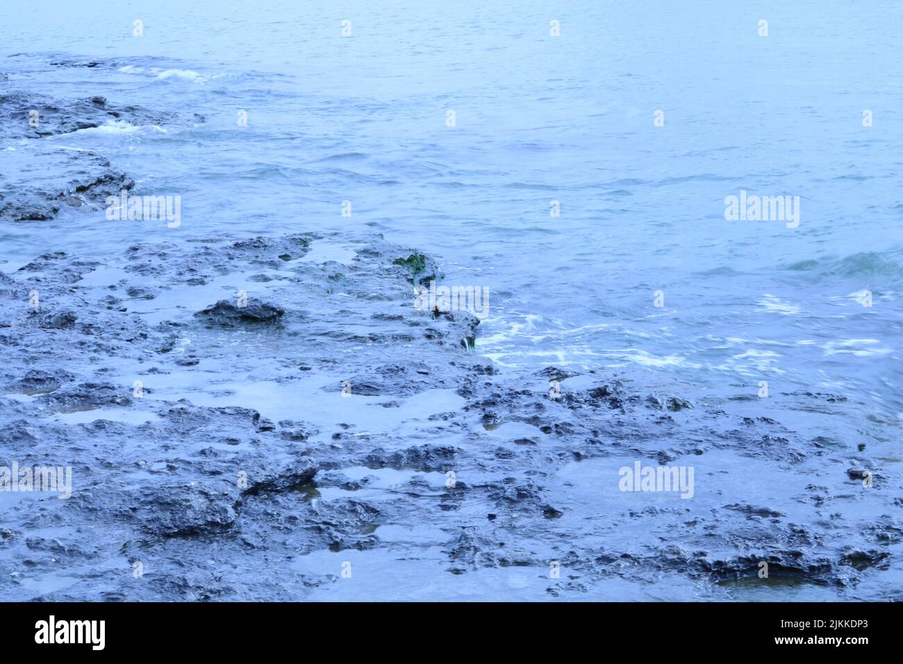 Rocky surface landscape sea hi-res stock photography and images - Alamy