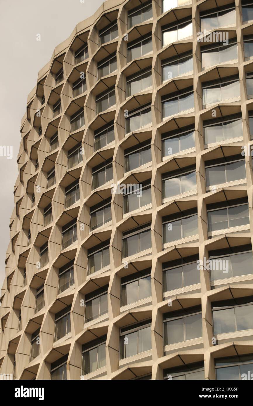 A view of a concrete building in the London Stock Photo Alamy