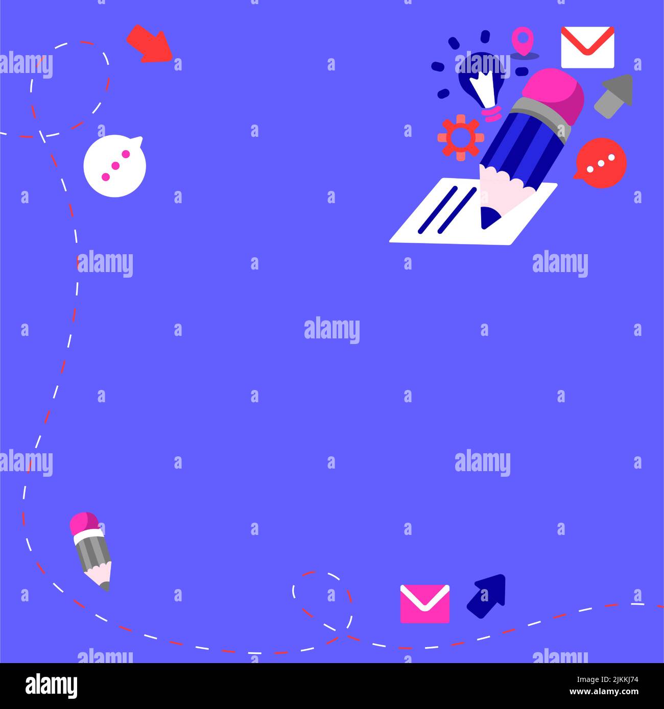 Note taking on paper Stock Vector Images - Alamy