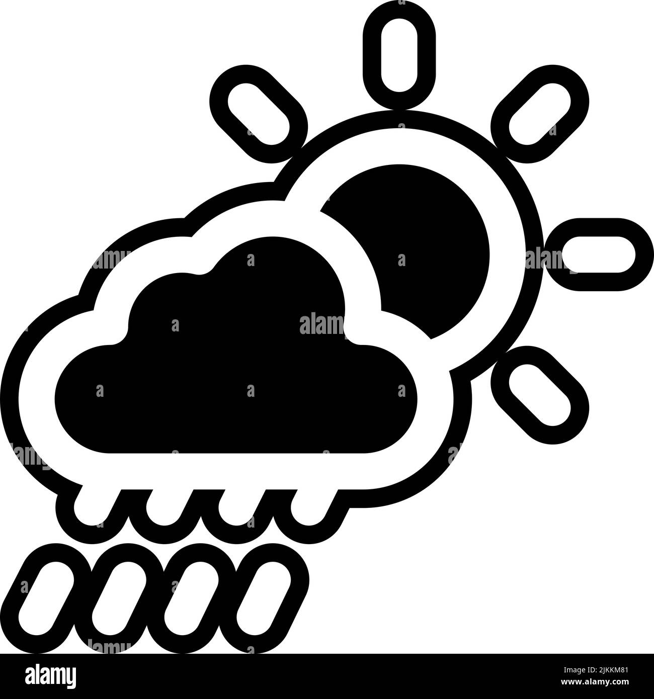 weather icon black vector illustration Stock Vector Image & Art - Alamy