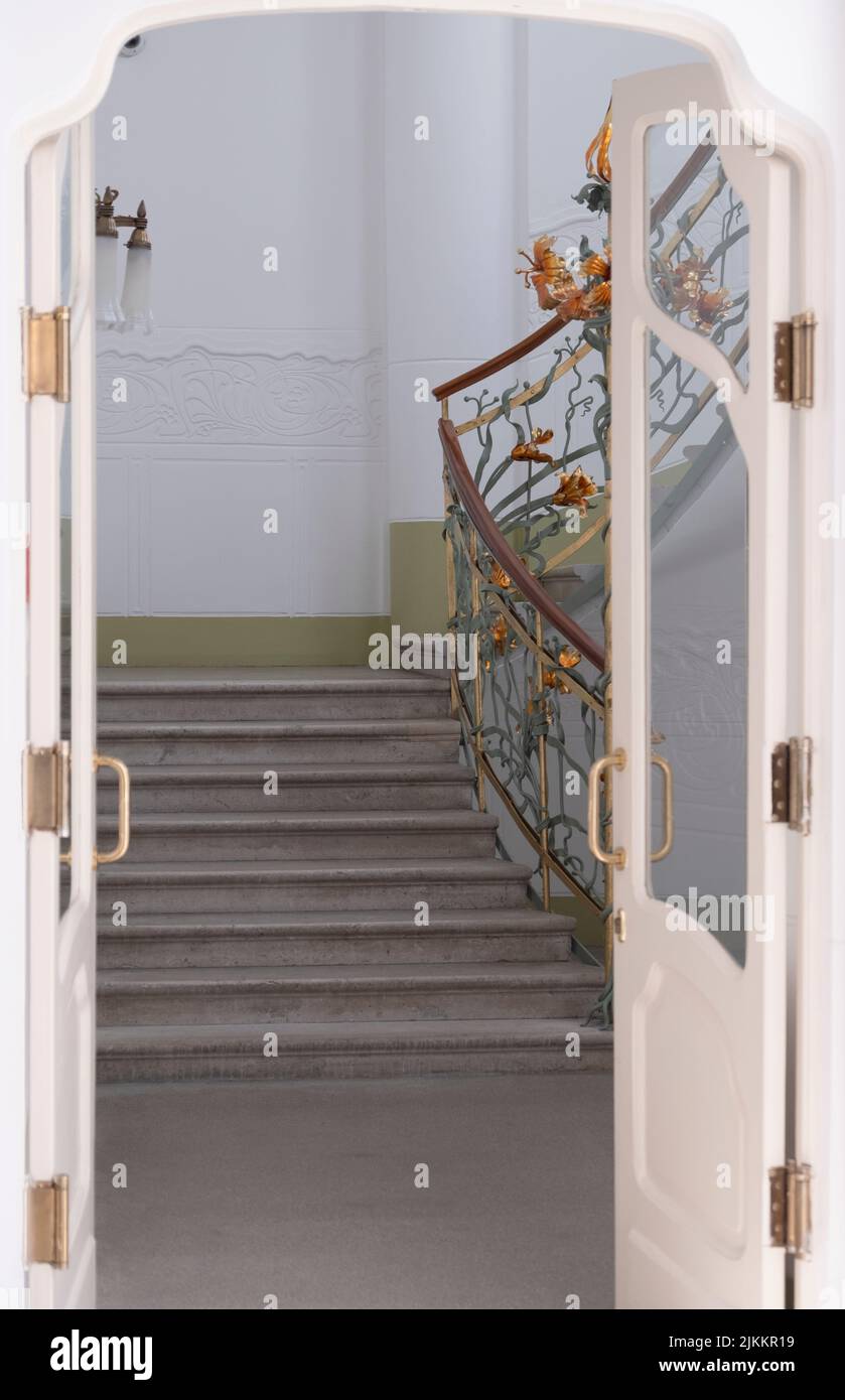 The beautiful wrought iron works that were made after the drawings of ...