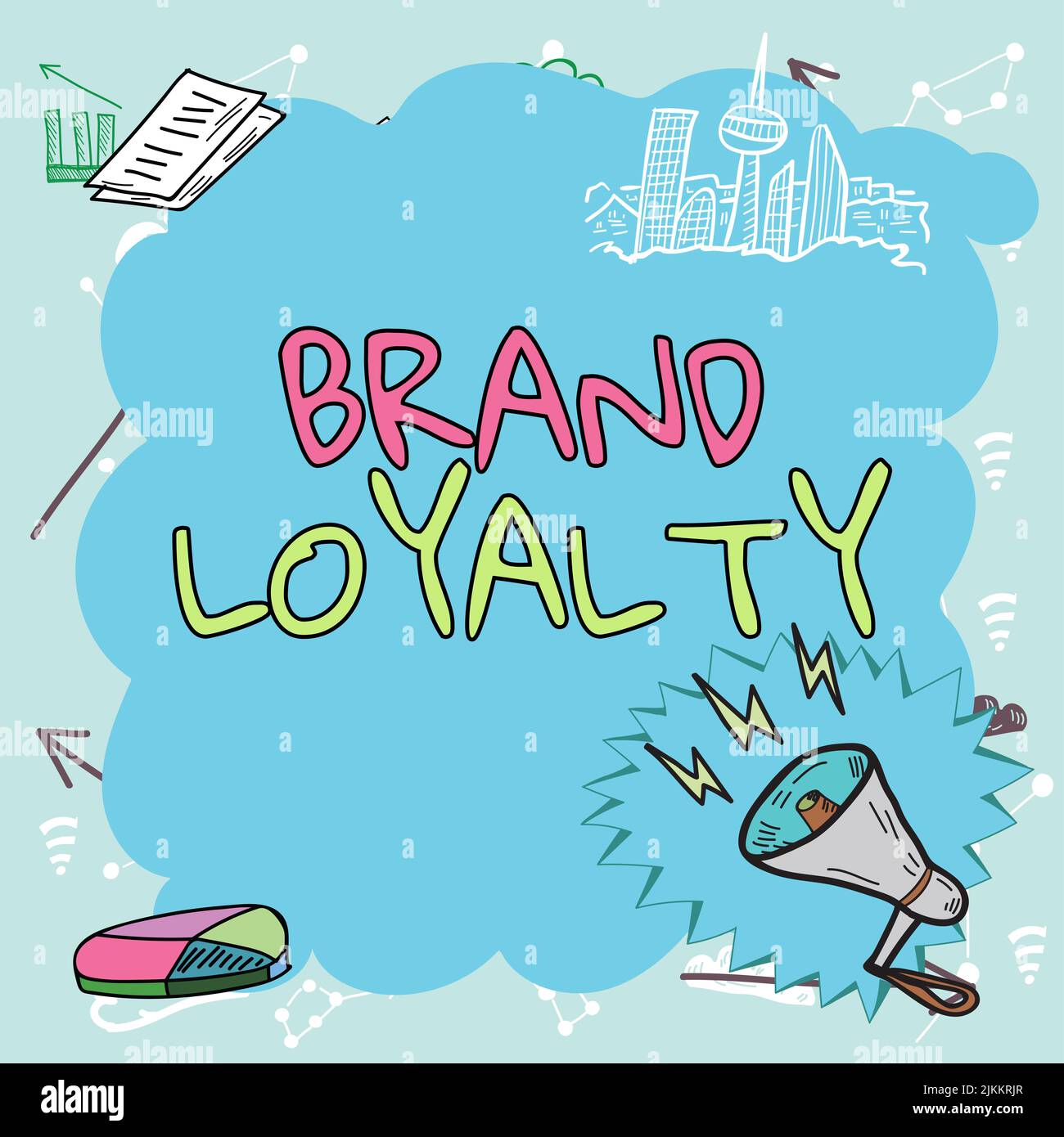 Loyal Frame Sign displaying Brand Loyalty. Business approach Repeat Purchase ...