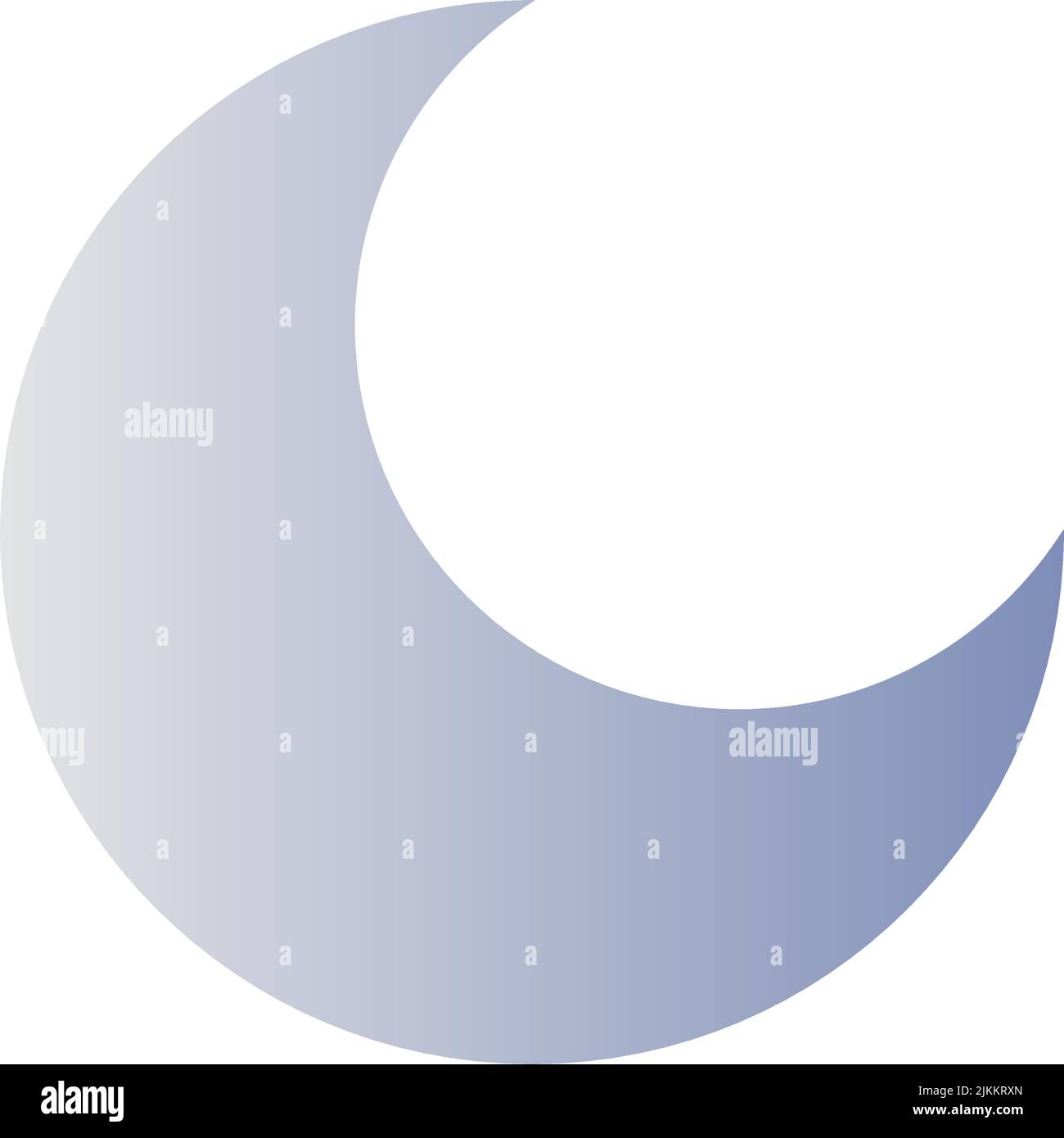 Night mode flat gradient color ui icon Stock Vector