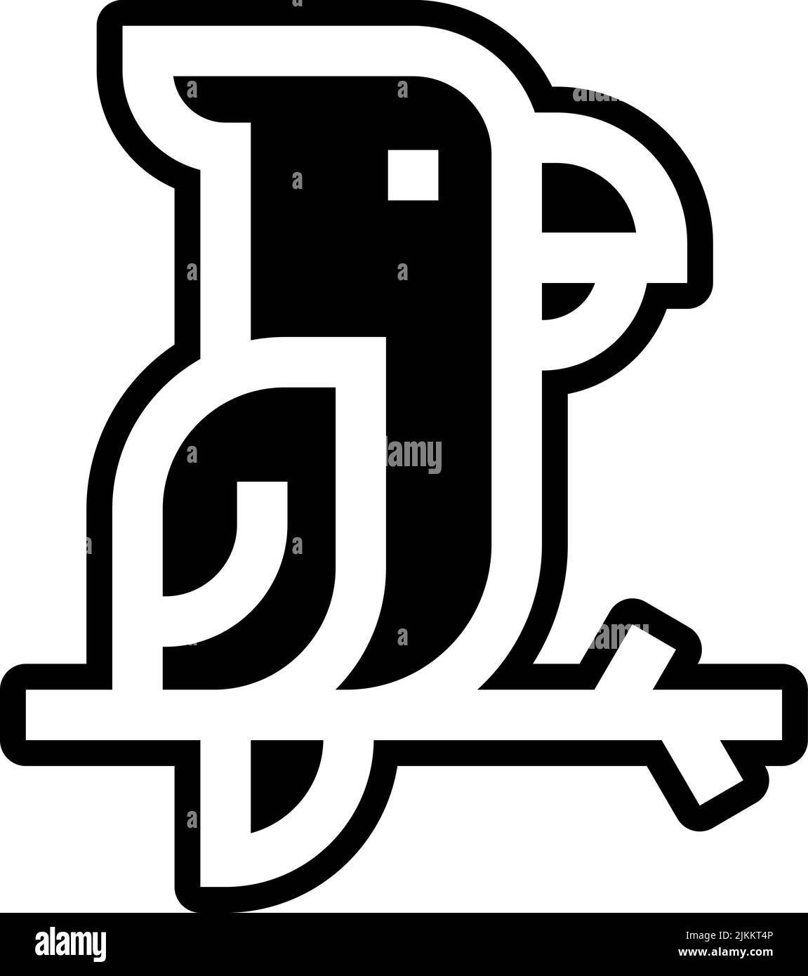 parrot icon black vector illustration Stock Vector Image & Art - Alamy