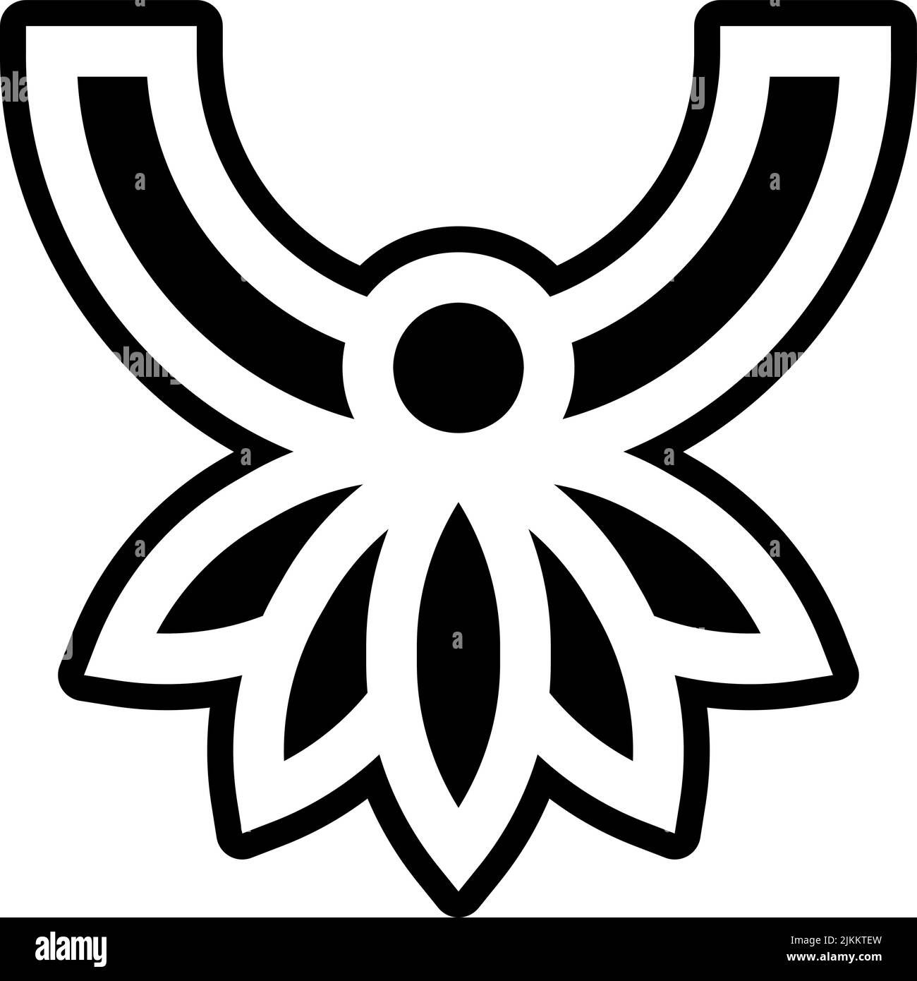 necklace icon black vector illustration Stock Vector Image & Art - Alamy