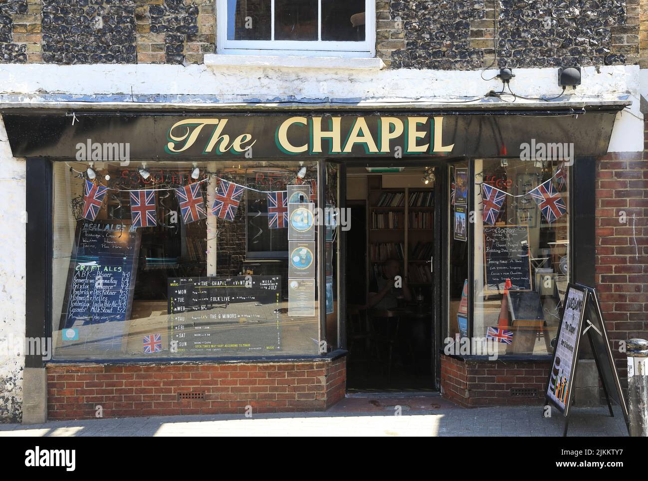 Quirky pub and The Chapel, where the bar is an altar, located