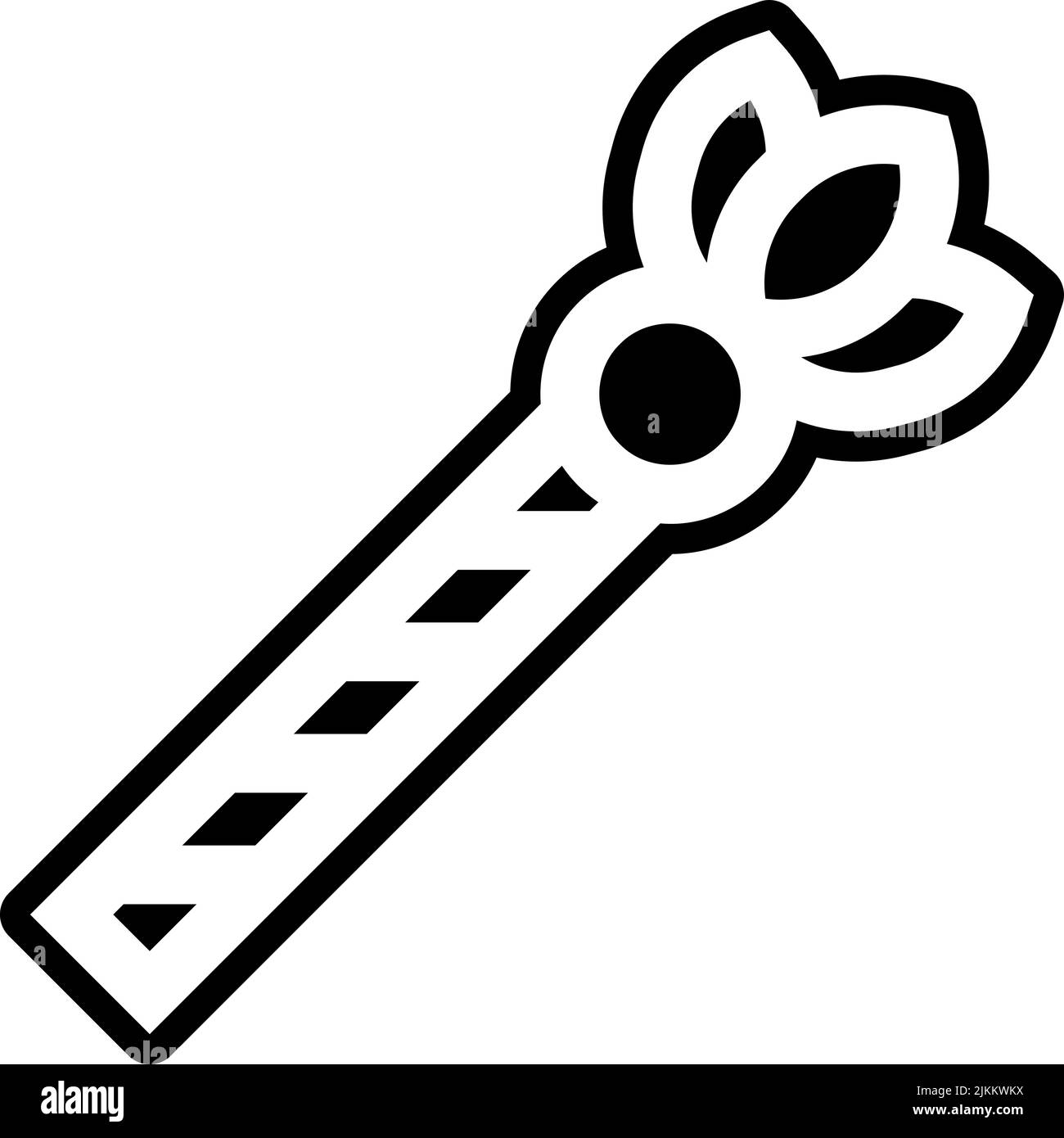 cane icon black vector illustration Stock Vector Image & Art - Alamy