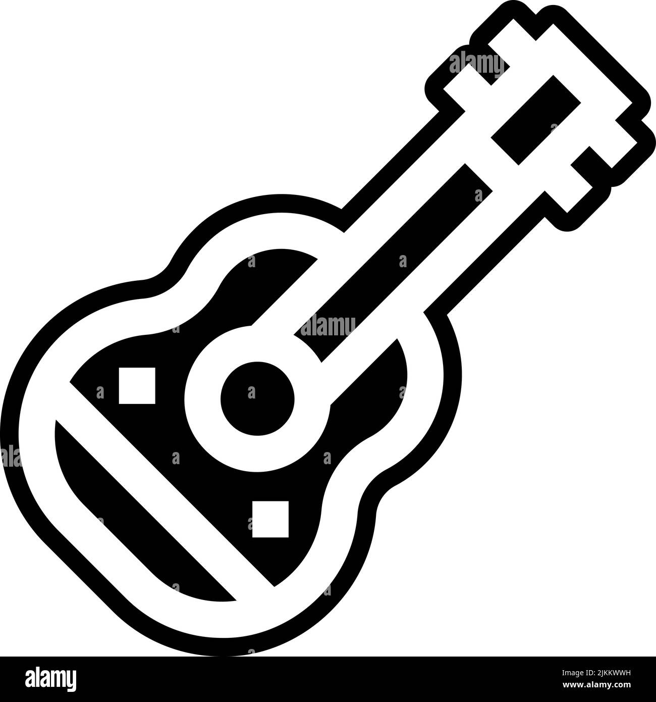 guitar icon black vector illustration Stock Vector Image & Art Alamy