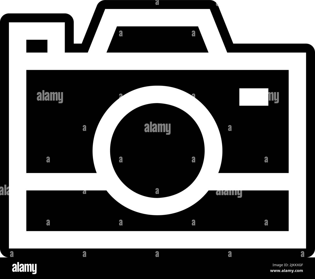 photo camera icon black vector illustration Stock Vector Image & Art ...