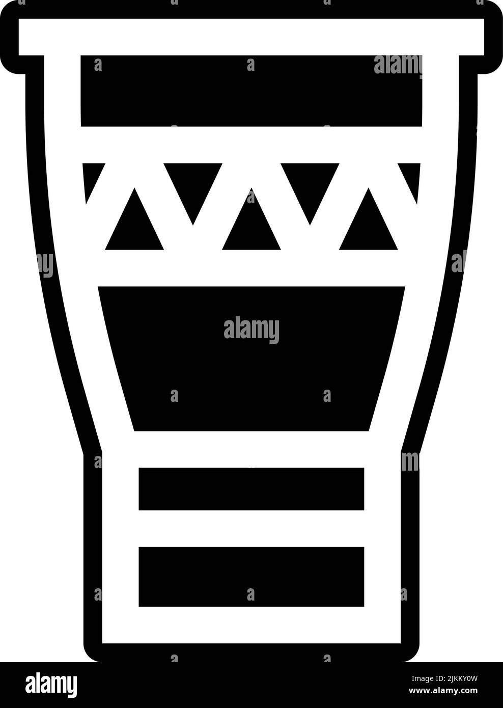 drum icon black vector illustration Stock Vector Image & Art - Alamy