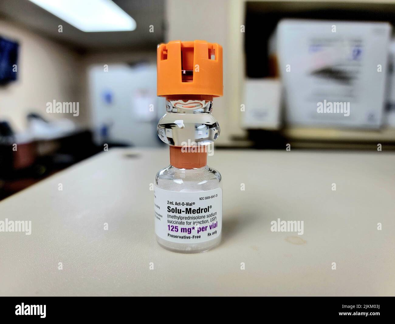 Solu Medrol 125mg, methylprednisone Sodium Succinate. It can treat
