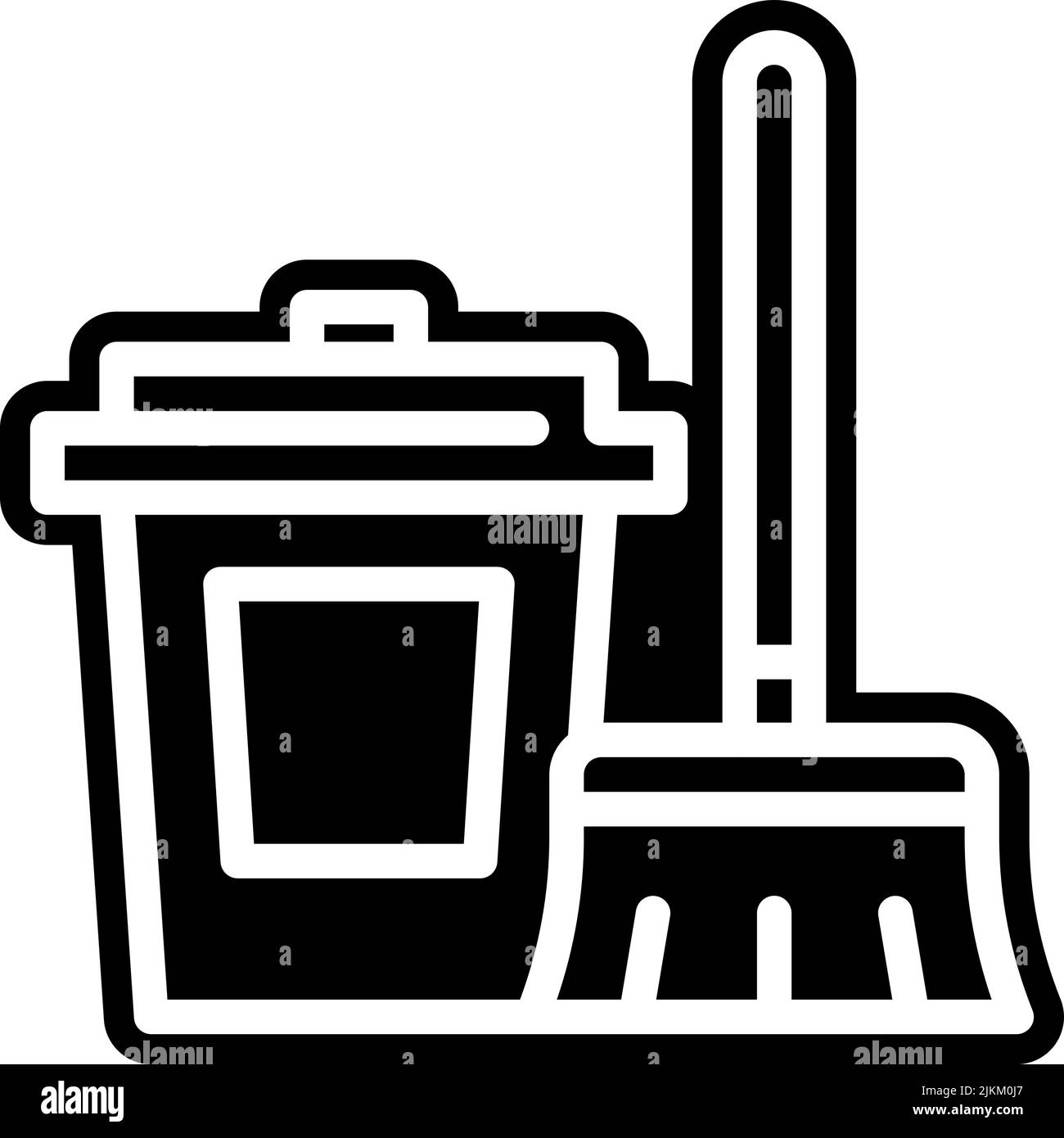 trash icon black vector illustration Stock Vector Image & Art - Alamy
