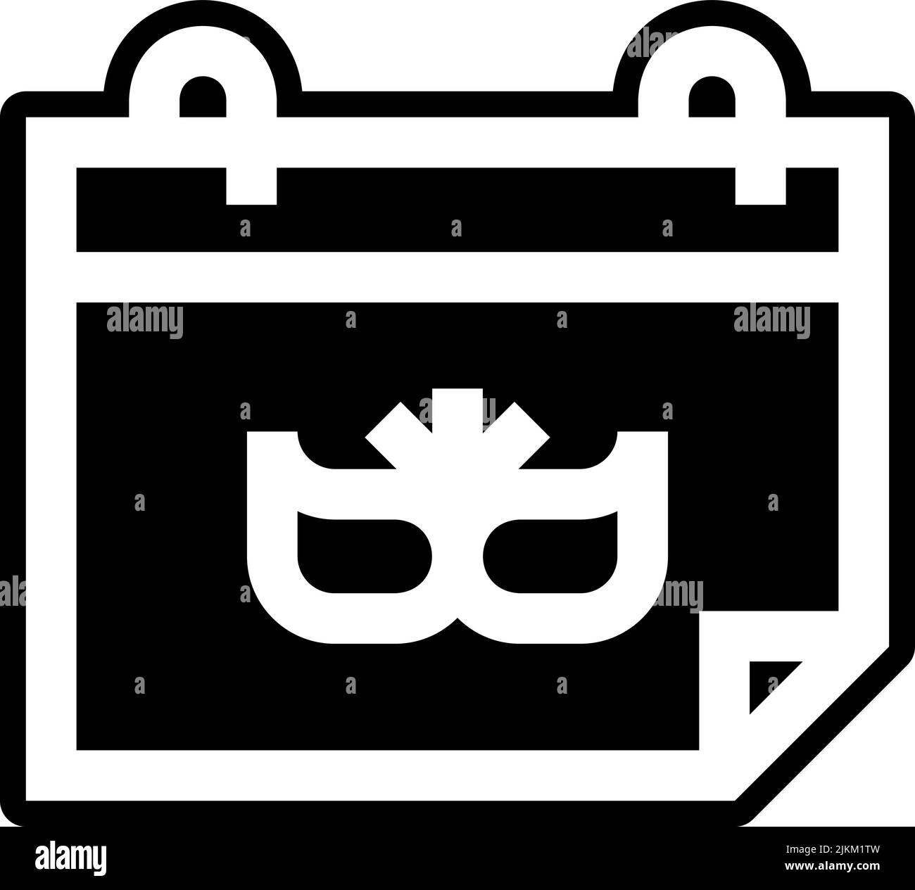carnival icon black vector illustration Stock Vector Image & Art - Alamy