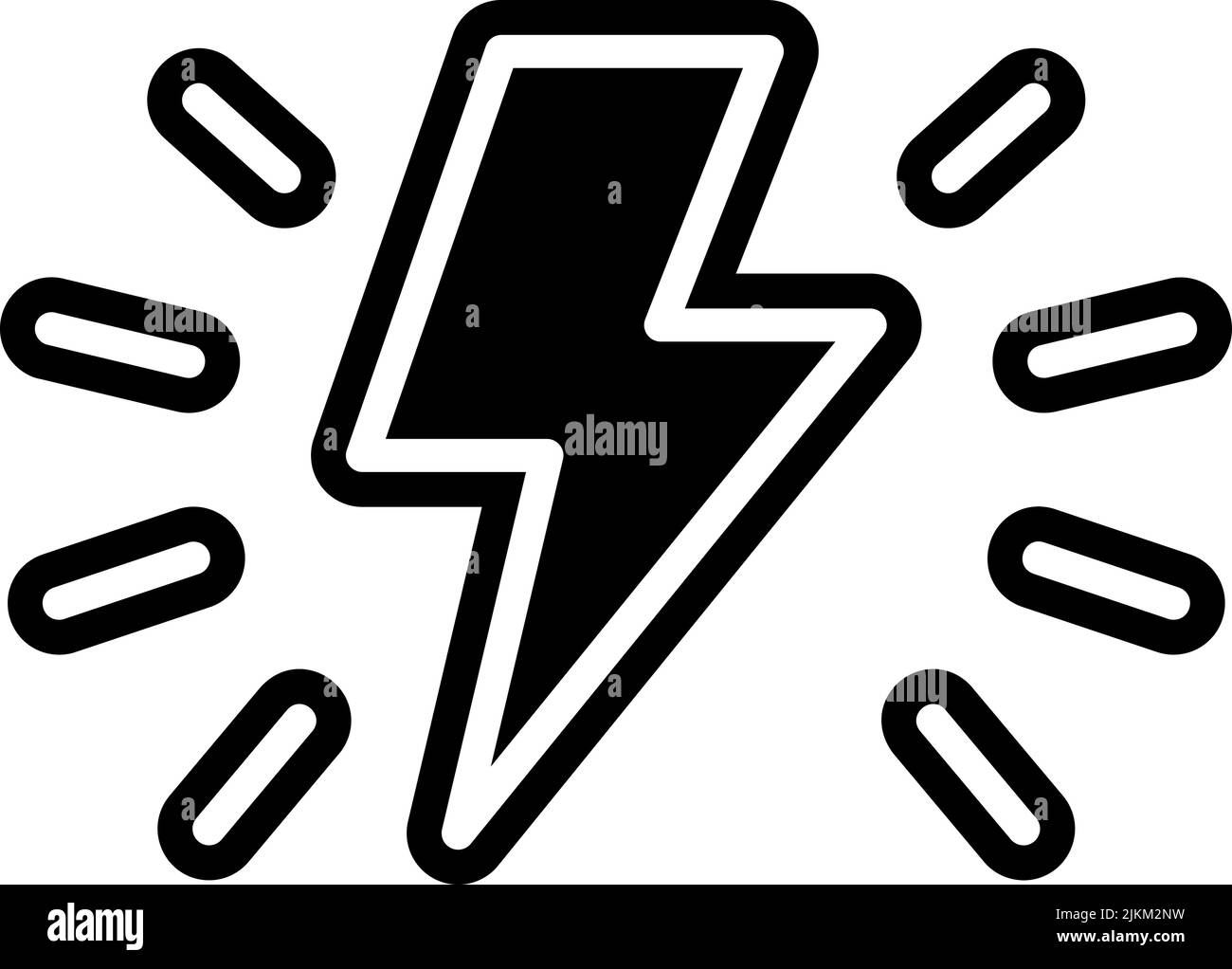 electric icon black vector illustration Stock Vector Image & Art - Alamy