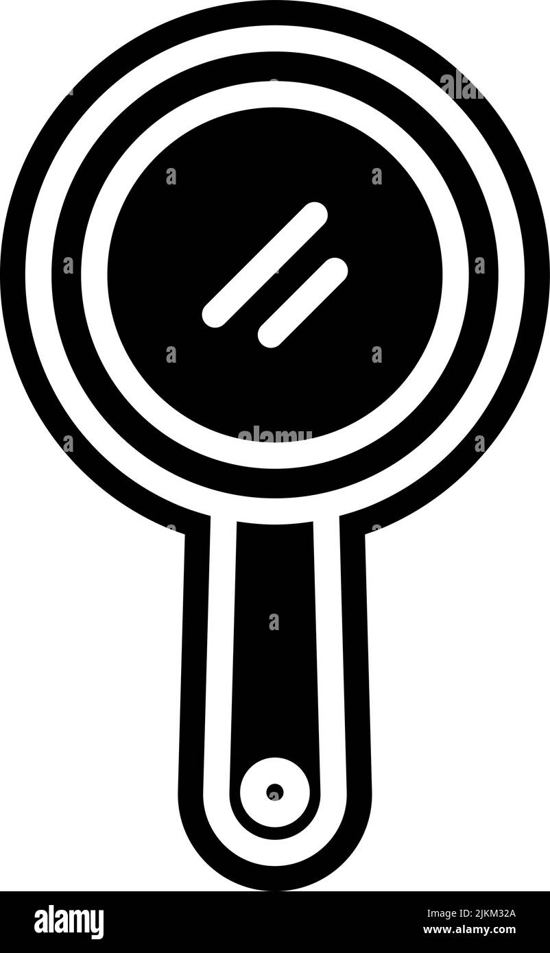 hand mirror icon black vector illustration Stock Vector Image & Art - Alamy