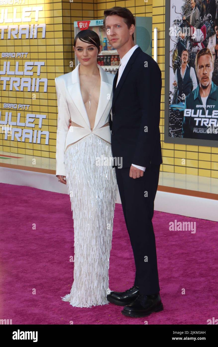 Los Angeles, USA. 02nd Aug, 2022. Joey King, Steven Piet 08/01/2022 The Los Angeles Premiere of Bullet Train at the Regency Village Theatre and Regency Bruin Theatre in Los Angeles, CA Photo by Izumi Hasegawa/HollywoodNewsWire.net Credit: Hollywood News Wire Inc./Alamy Live News Stock Photo