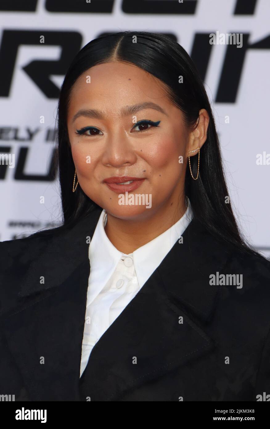 Stephanie Hsu  08/01/2022 The Los Angeles Premiere of Bullet Train at the Regency Village Theatre and Regency Bruin Theatre in Los Angeles, CA Photo by Izumi Hasegawa / HollywoodNewsWire.net Stock Photo
